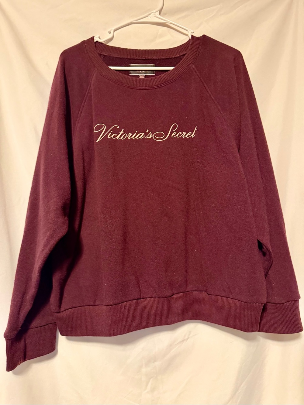 Victoria's Secret Maroon Logo Sweatshirt